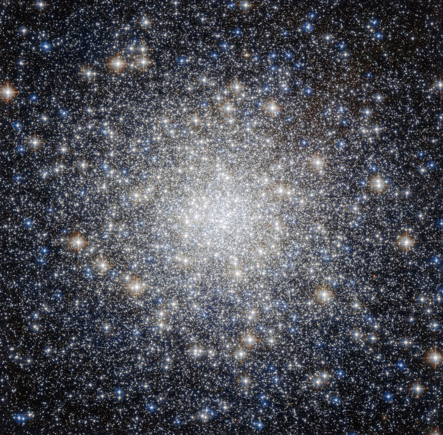 NASA 星空照片：明亮星团与无数繁星